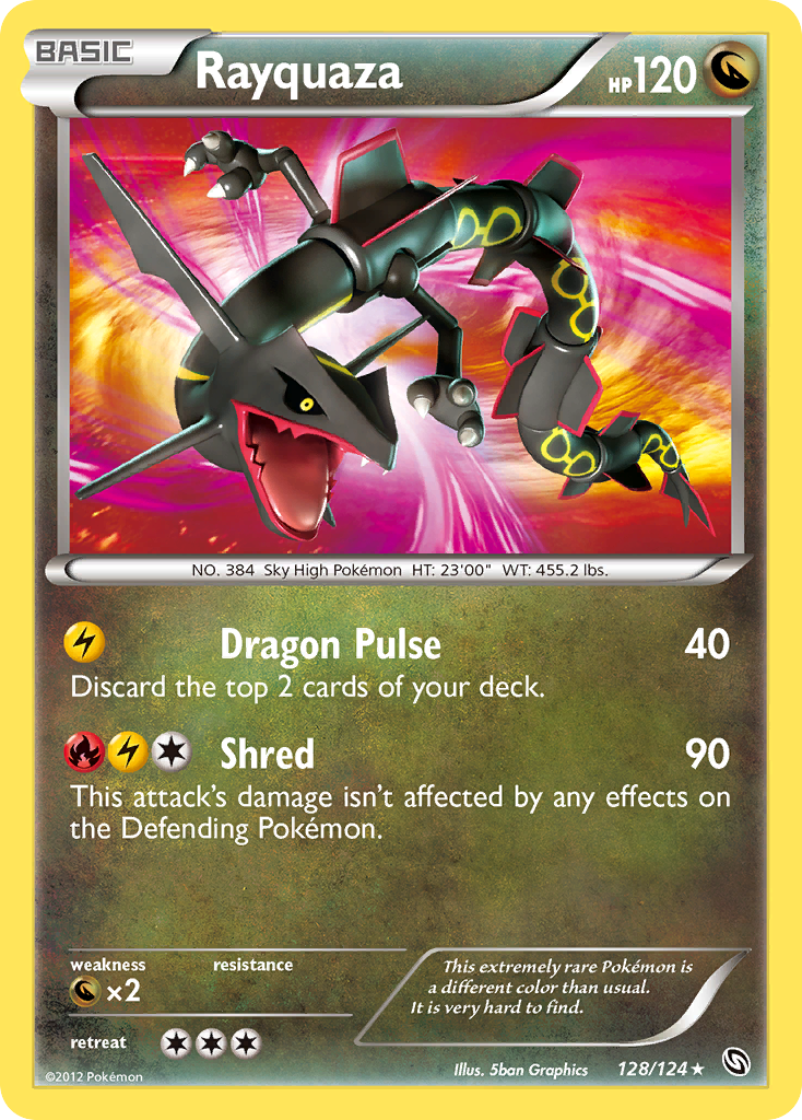 Rayquaza (128/124) [Black & White: Dragons Exalted] | Rock City Comics