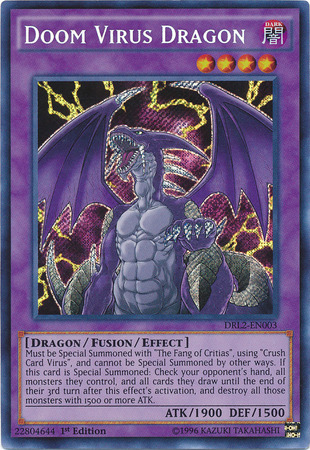 Doom Virus Dragon [DRL2-EN003] Secret Rare | Rock City Comics