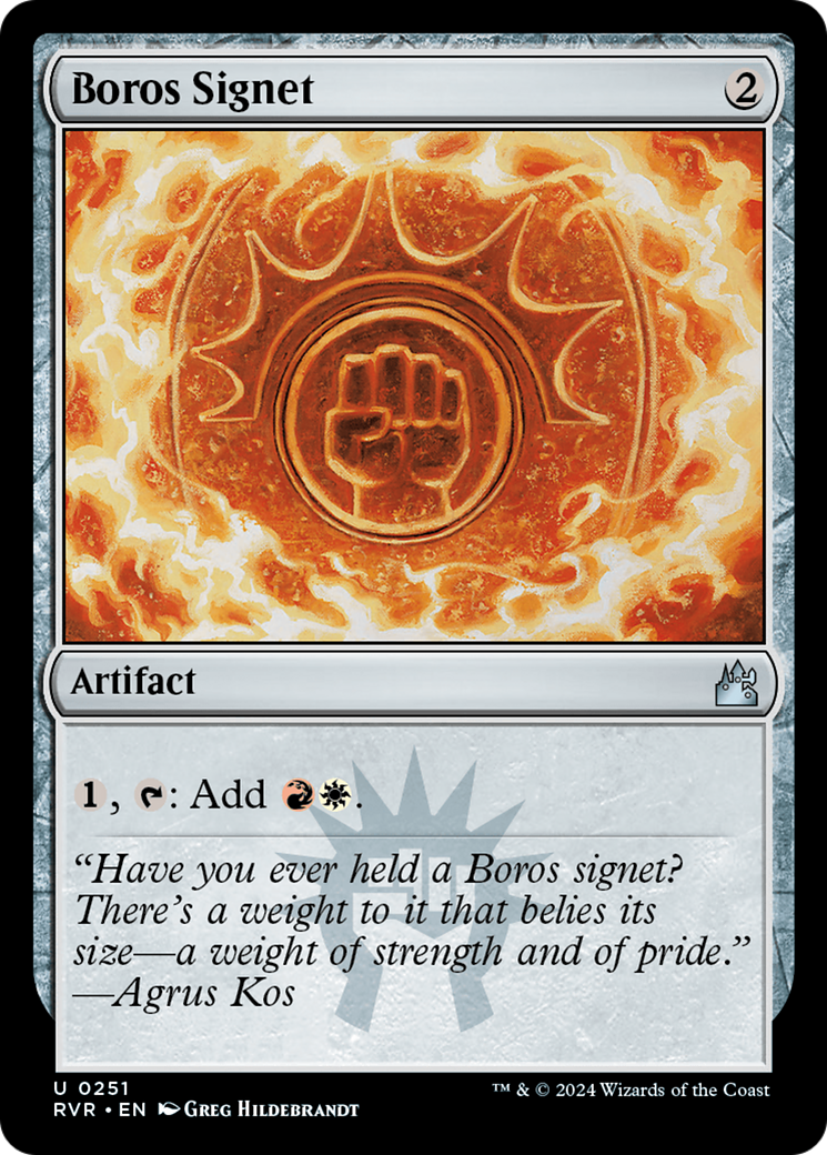 Boros Signet [Ravnica Remastered] | Rock City Comics