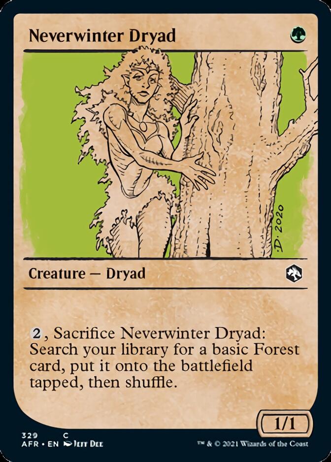 Neverwinter Dryad (Showcase) [Dungeons & Dragons: Adventures in the Forgotten Realms] | Rock City Comics