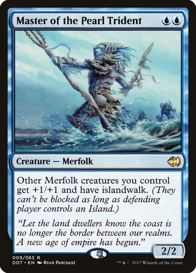 Master of the Pearl Trident [Duel Decks: Merfolk vs. Goblins] | Rock City Comics