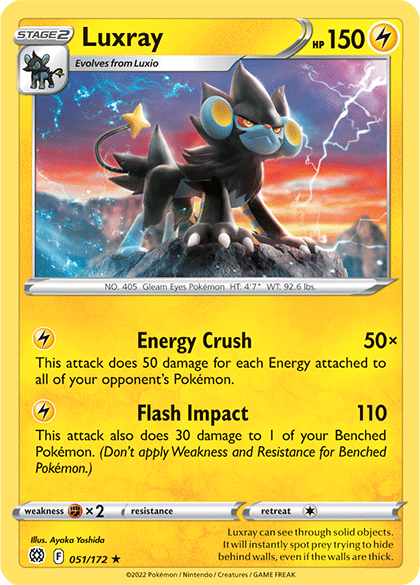 Luxray (051/172) [Sword & Shield: Brilliant Stars] | Rock City Comics