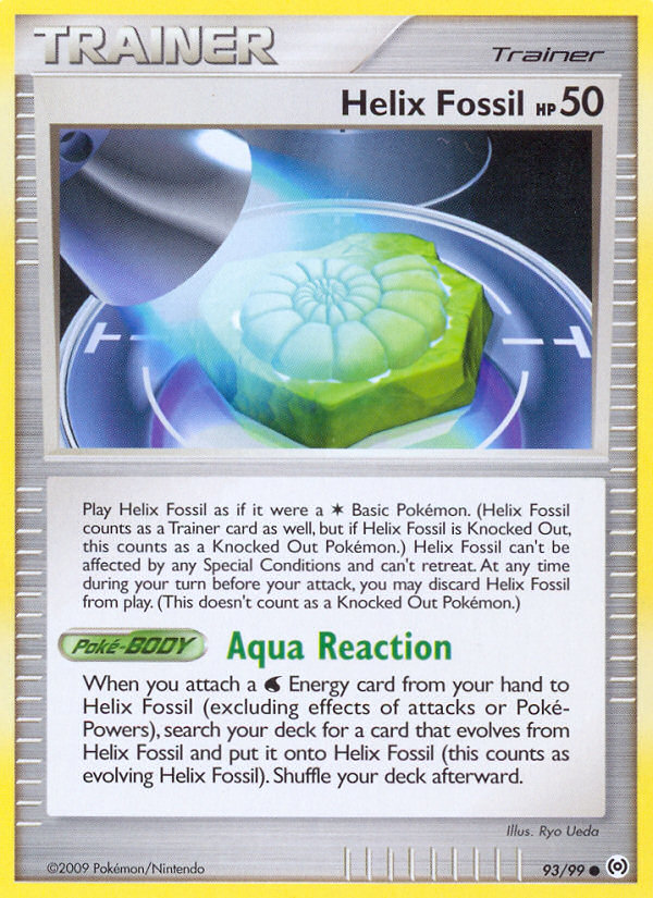 Helix Fossil (93/99) [Platinum: Arceus] | Rock City Comics