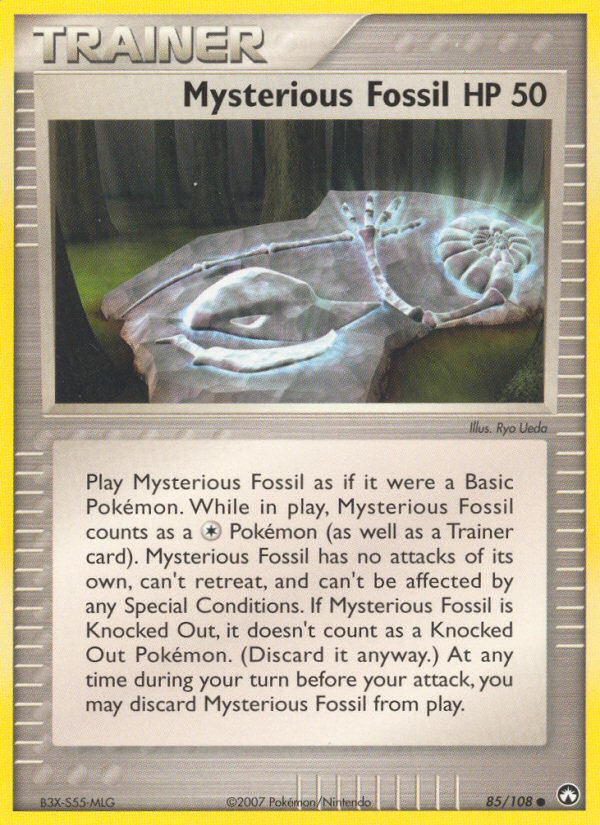 Mysterious Fossil (85/108) [EX: Power Keepers] | Rock City Comics