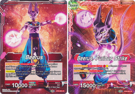 Beerus // Beerus, Furious Strike [BT8-002] | Rock City Comics