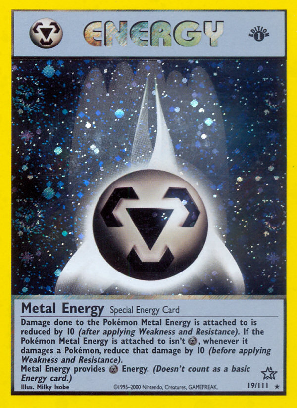 Metal Energy (19/111) [Neo Genesis 1st Edition] | Rock City Comics