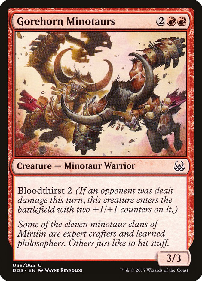 Gorehorn Minotaurs [Duel Decks: Mind vs. Might] | Rock City Comics