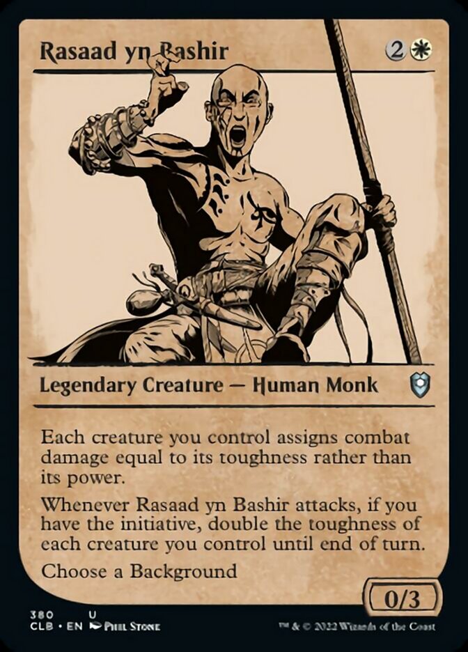 Rasaad yn Bashir (Showcase) [Commander Legends: Battle for Baldur's Gate] | Rock City Comics