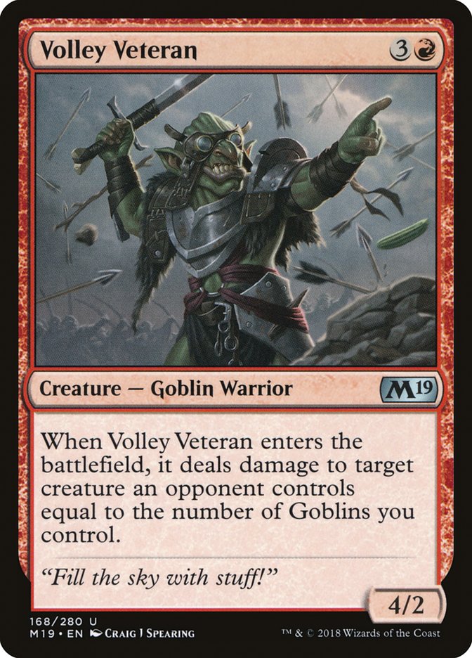 Volley Veteran [Core Set 2019] | Rock City Comics