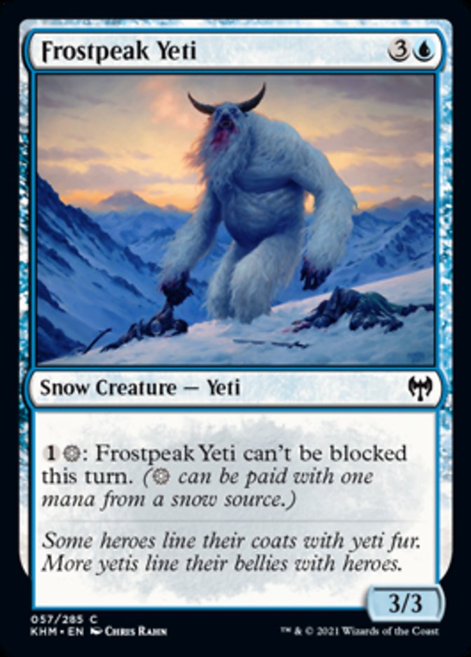 Frostpeak Yeti [Kaldheim] | Rock City Comics