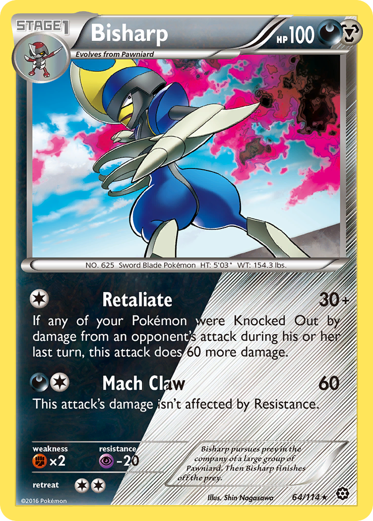 Bisharp (64/114) [XY: Steam Siege] | Rock City Comics