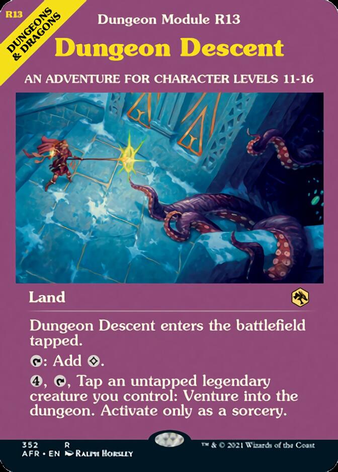 Dungeon Descent (Dungeon Module) [Dungeons & Dragons: Adventures in the Forgotten Realms] | Rock City Comics