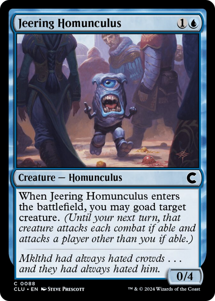 Jeering Homunculus [Ravnica: Clue Edition] | Rock City Comics