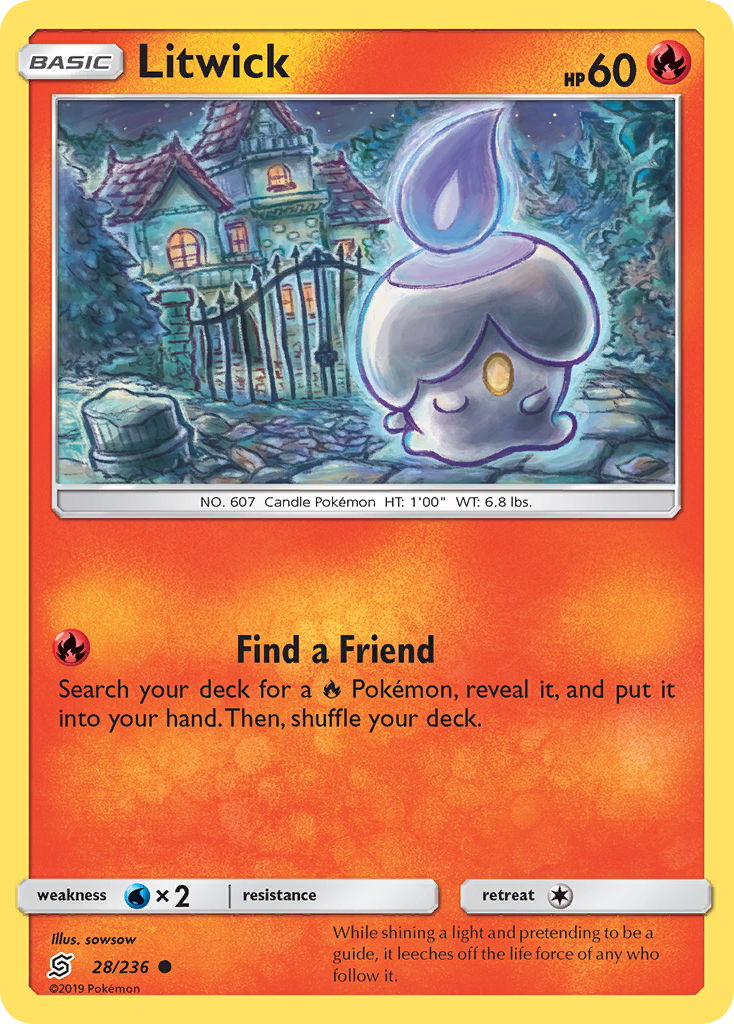 Litwick (28/236) [Sun & Moon: Unified Minds] | Rock City Comics