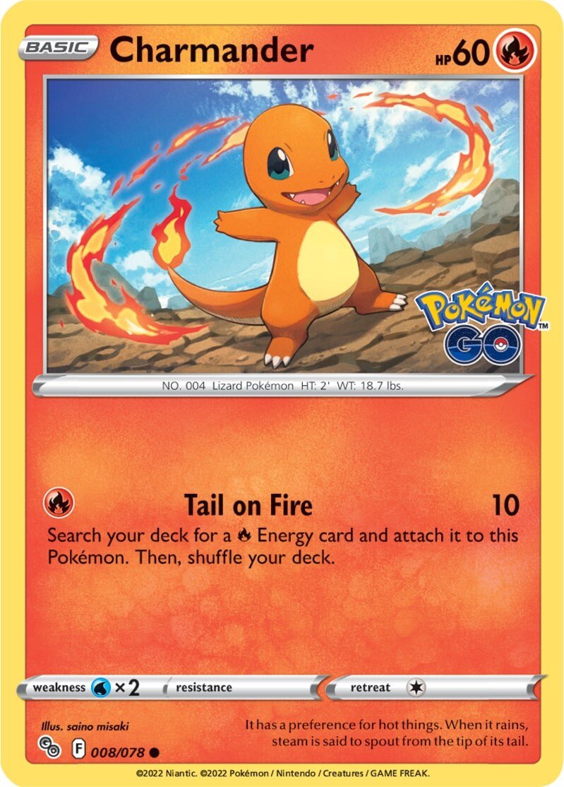 Charmander (008/078) [Pokémon GO] | Rock City Comics