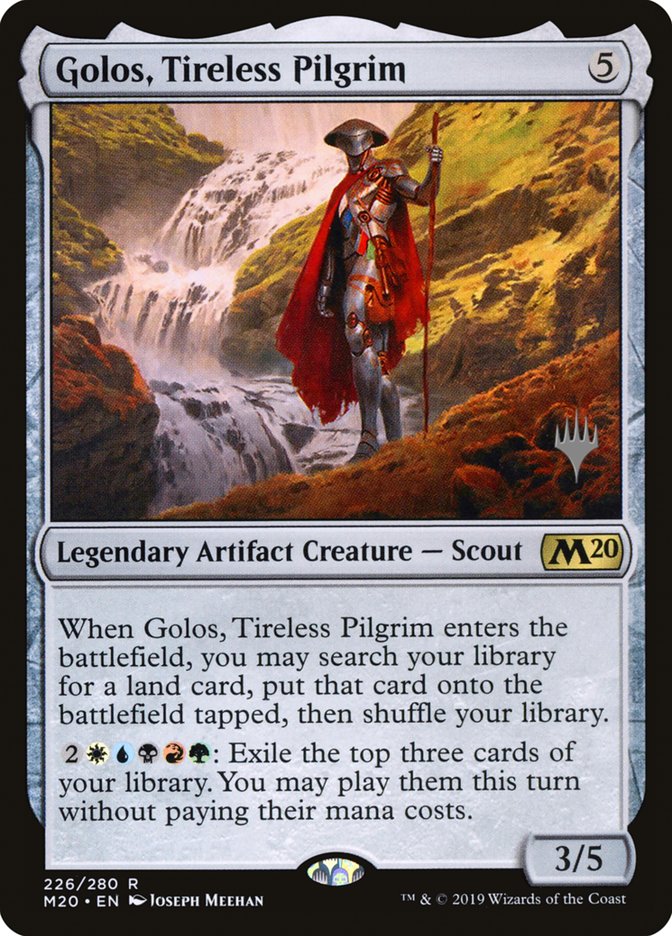 Golos, Tireless Pilgrim (Promo Pack) [Core Set 2020 Promos] | Rock City Comics