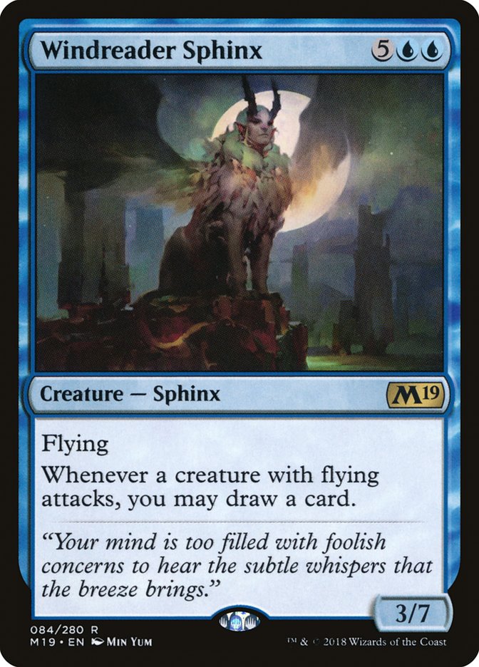 Windreader Sphinx [Core Set 2019] | Rock City Comics