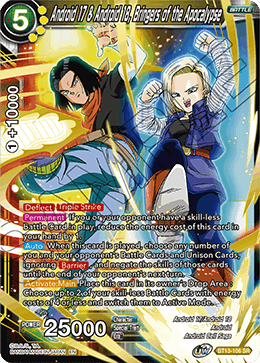 Android 17 & Android 18, Bringers of the Apocalypse [BT13-106] | Rock City Comics