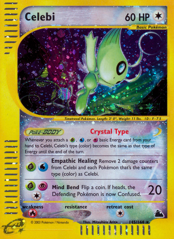 Celebi (145/144) [Skyridge] | Rock City Comics