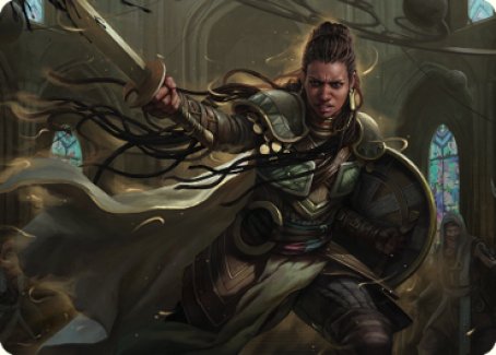 Shanna, Purifying Blade Art Card 1 [Dominaria United Art Series] | Rock City Comics