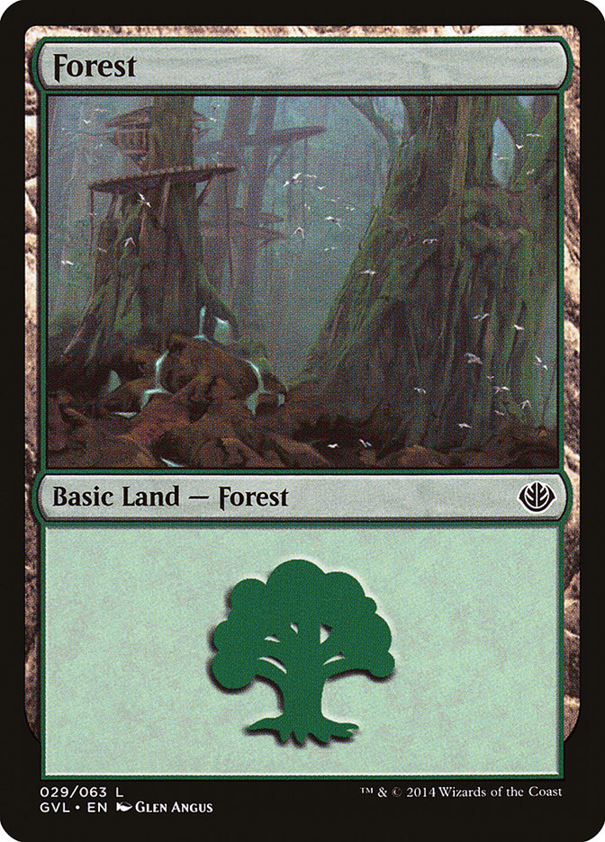 Forest (29) (Garruk vs. Liliana) [Duel Decks Anthology] | Rock City Comics