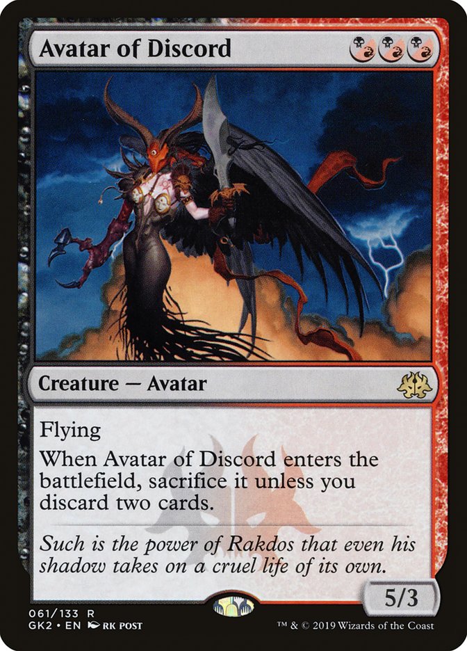 Avatar of Discord [Ravnica Allegiance Guild Kit] | Rock City Comics