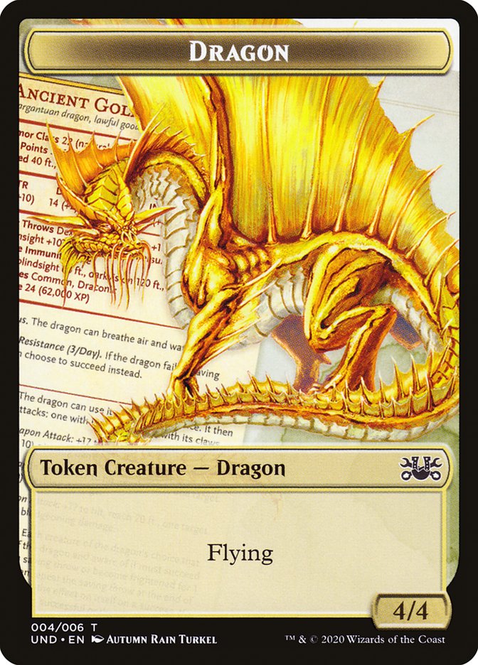 Beeble // Dragon Double-sided Token [Unsanctioned Tokens] | Rock City Comics