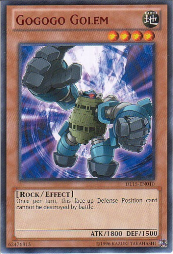 Gogogo Golem (Red) [DL15-EN010] Rare | Rock City Comics