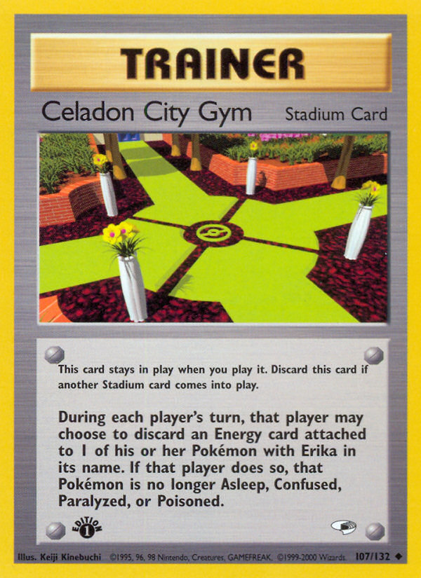 Celadon City Gym (107/132) [Gym Heroes 1st Edition] | Rock City Comics