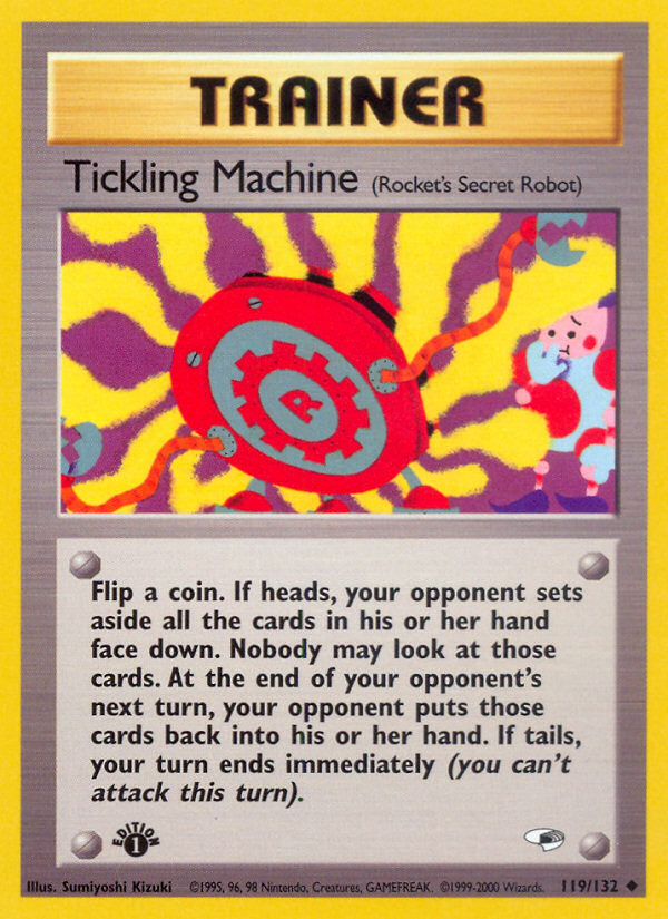 Tickling Machine (119/132) [Gym Heroes 1st Edition] | Rock City Comics