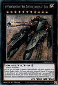 Superdreadnought Rail Cannon Juggernaut Liebe [LDS2-EN124] Secret Rare | Rock City Comics