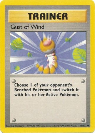 Gust of Wind (93/102) [Base Set Unlimited] | Rock City Comics