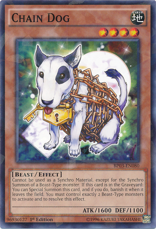 Chain Dog [BP03-EN080] Shatterfoil Rare | Rock City Comics