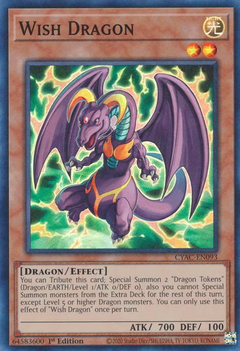 Wish Dragon [CYAC-EN093] Super Rare | Rock City Comics