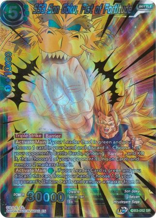 SS3 Son Goku, Fist of Fortitude [DB3-052] | Rock City Comics