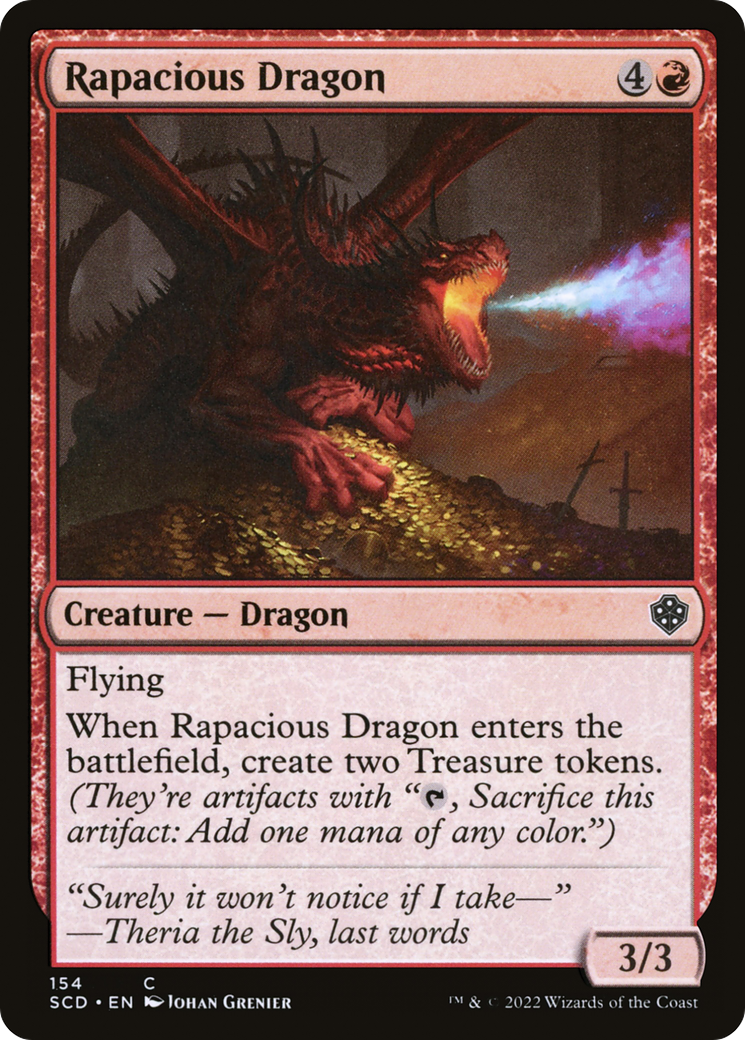 Rapacious Dragon [Starter Commander Decks] | Rock City Comics