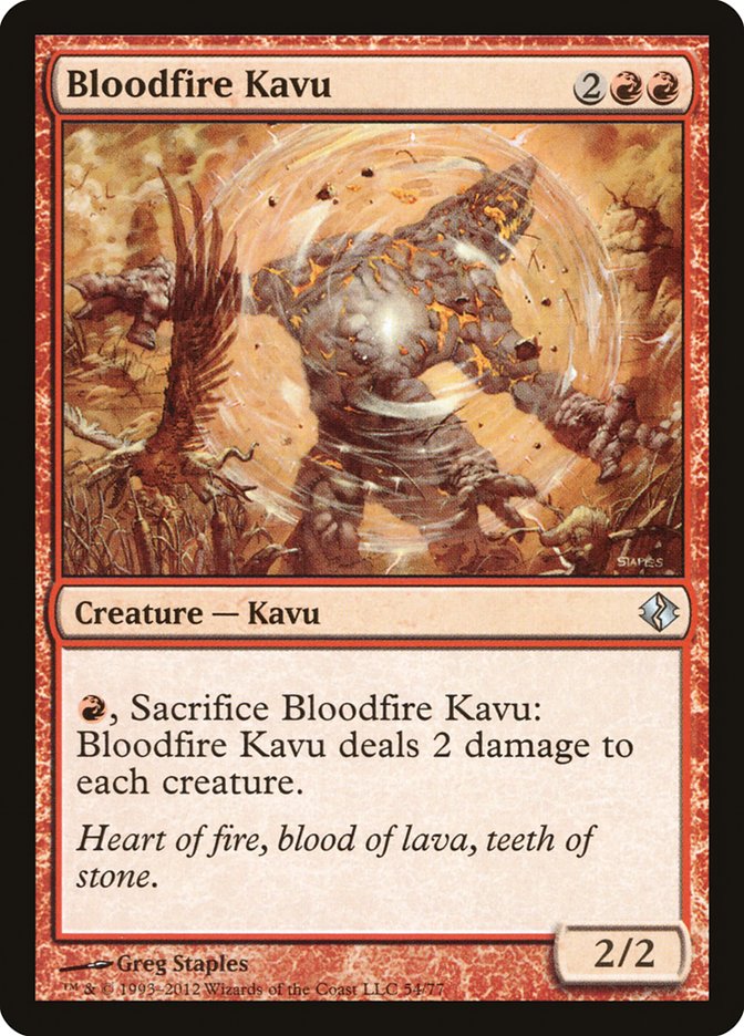 Bloodfire Kavu [Duel Decks: Venser vs. Koth] | Rock City Comics