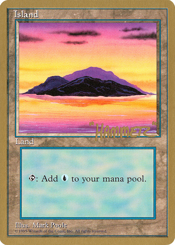 Island (shr368) (Shawn "Hammer" Regnier) [Pro Tour Collector Set] | Rock City Comics