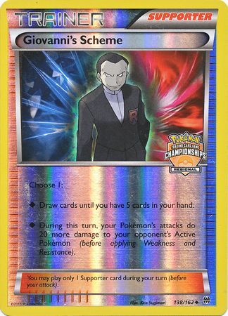 Giovanni's Scheme (138/162) (Championship Promo) [XY: BREAKthrough] | Rock City Comics