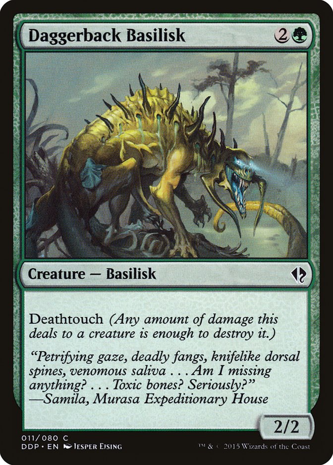 Daggerback Basilisk [Duel Decks: Zendikar vs. Eldrazi] | Rock City Comics