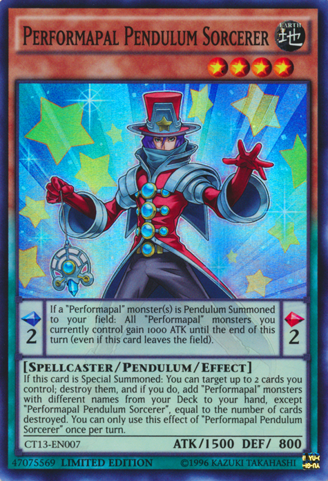 Performapal Pendulum Sorcerer [CT13-EN007] Super Rare | Rock City Comics