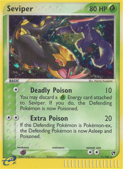 Seviper (11/100) [EX: Sandstorm] | Rock City Comics