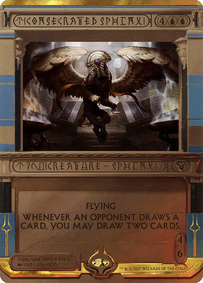 Consecrated Sphinx (Invocation) [Amonkhet Invocations] | Rock City Comics