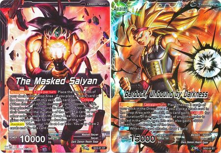 The Masked Saiyan // Bardock, Unbound by Darkness (Starter Deck - The Dark Invasion) (SD3-01) [Cross Worlds] | Rock City Comics