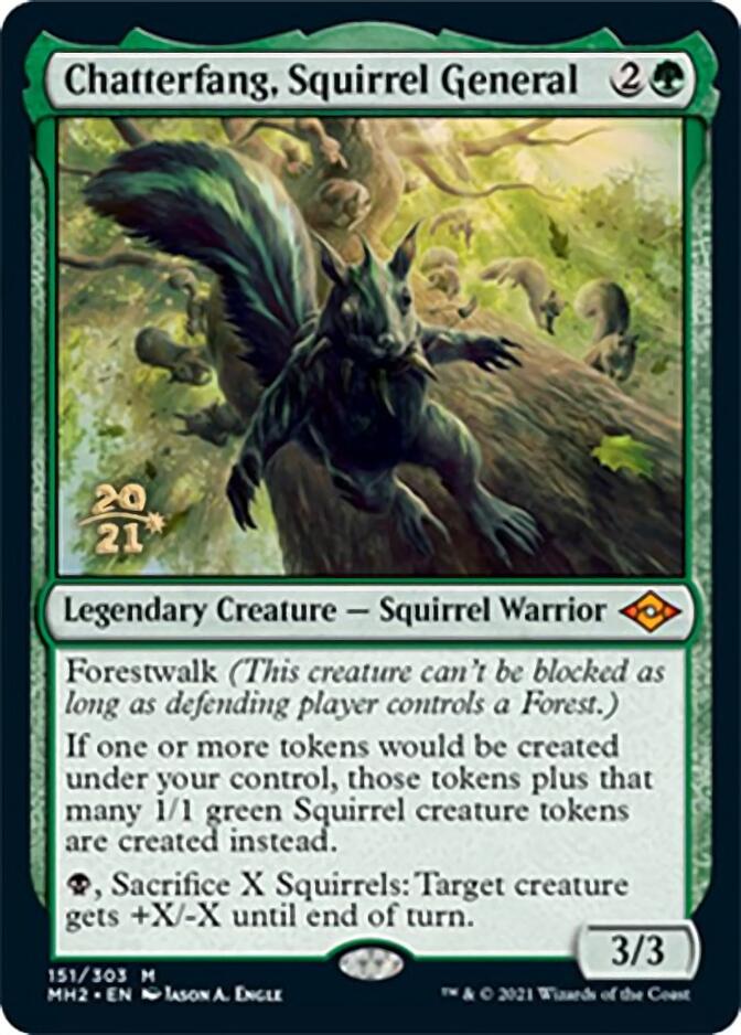 Chatterfang, Squirrel General [Modern Horizons 2 Prerelease Promos] | Rock City Comics