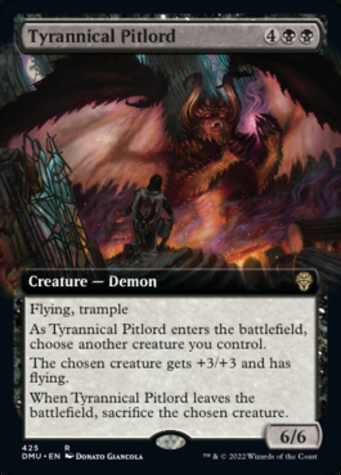 Tyrannical Pitlord (Extended Art) [Dominaria United] | Rock City Comics