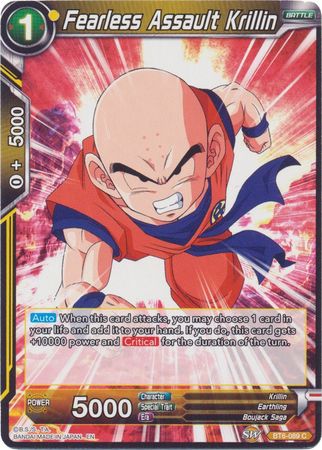 Fearless Assault Krillin (Reprint) (BT6-089) [Battle Evolution Booster] | Rock City Comics