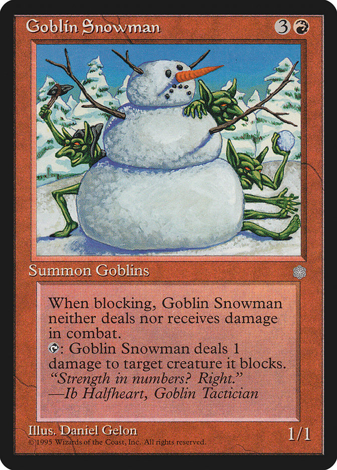 Goblin Snowman [Ice Age] | Rock City Comics