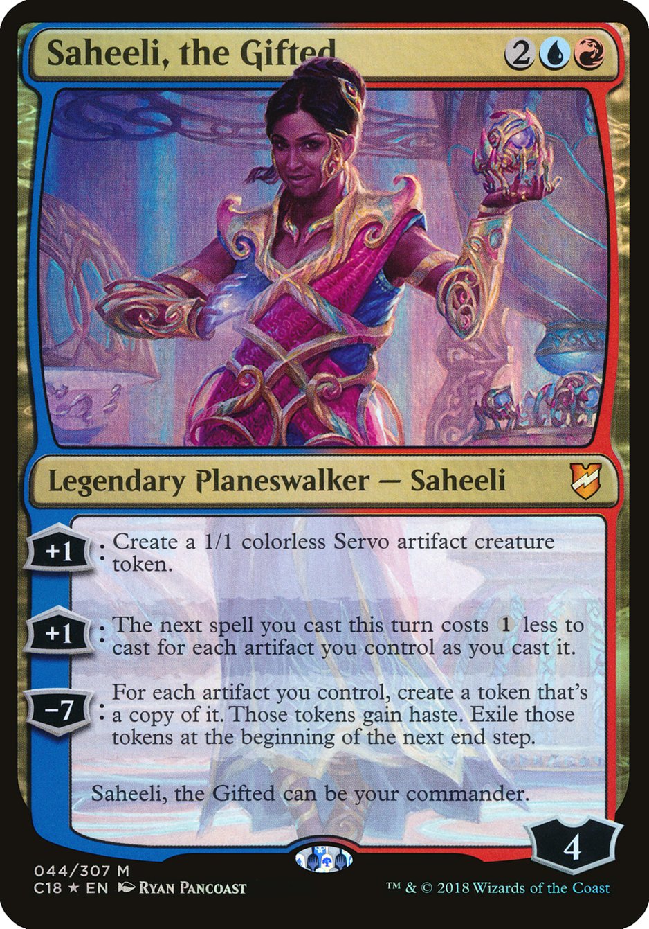 Saheeli, the Gifted (Oversized) [Commander 2018 Oversized] | Rock City Comics