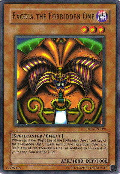 Exodia the Forbidden One [DB1-EN139] Ultra Rare | Rock City Comics